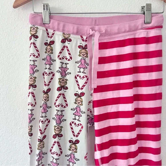 Hanna Andersson Grinch Cindy Lou Who Pajama Pants Sz M - Picture 2 of 4